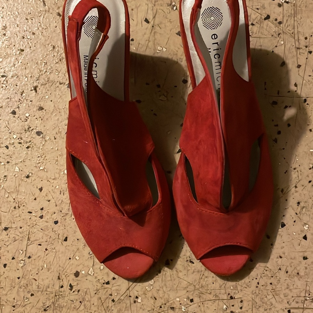 Eric Michael Red Women's Shoes